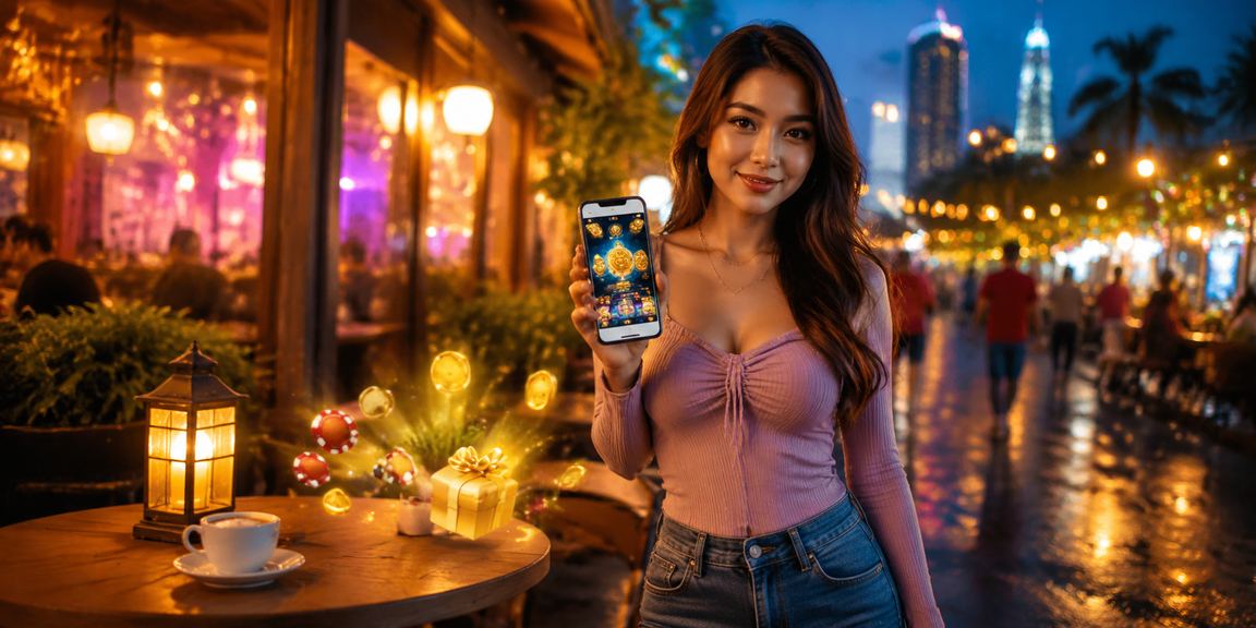 Interface aplikasi kasino yang dioptimumkan untuk telefon bimbit dengan navigasi mudah